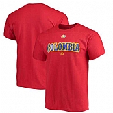 Colombia Baseball Majestic 2017 World Baseball Classic Wordmark T-Shirt Red,baseball caps,new era cap wholesale,wholesale hats